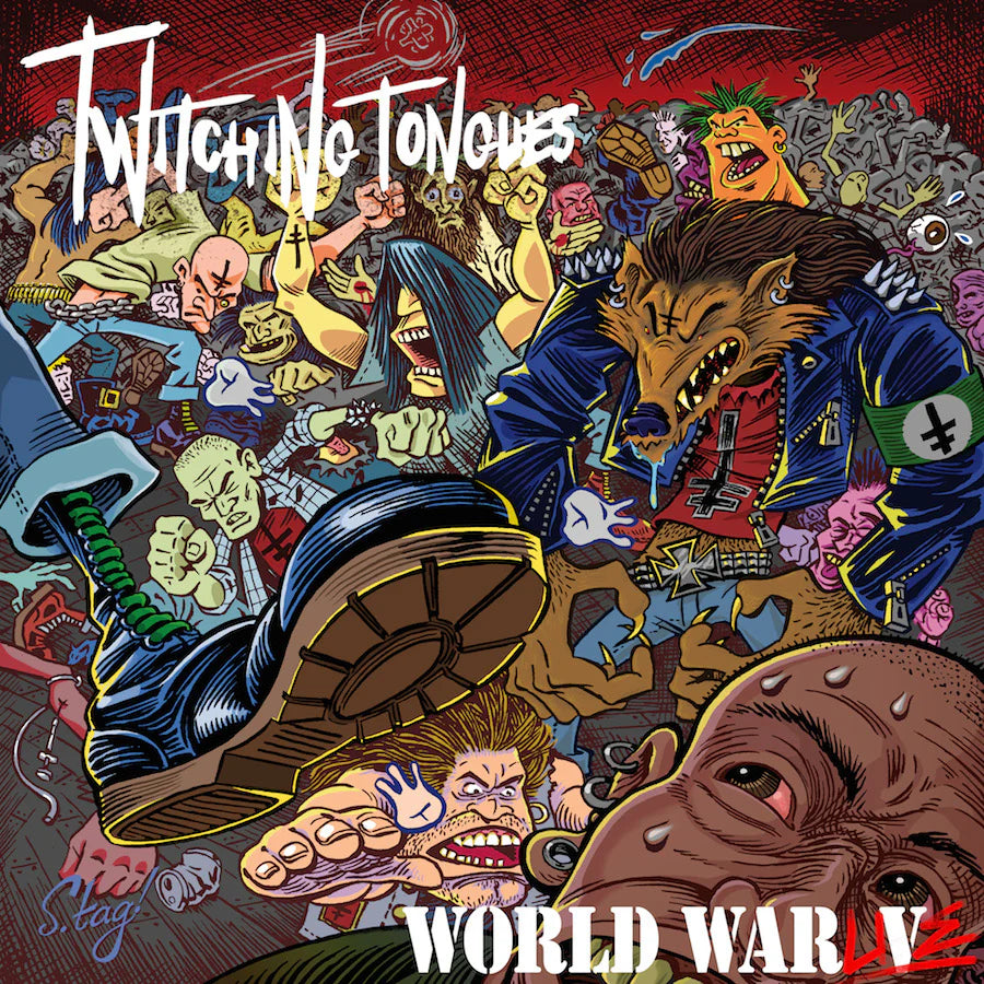 TWITCHING TONGUES - WORLD WAR LIVE CD