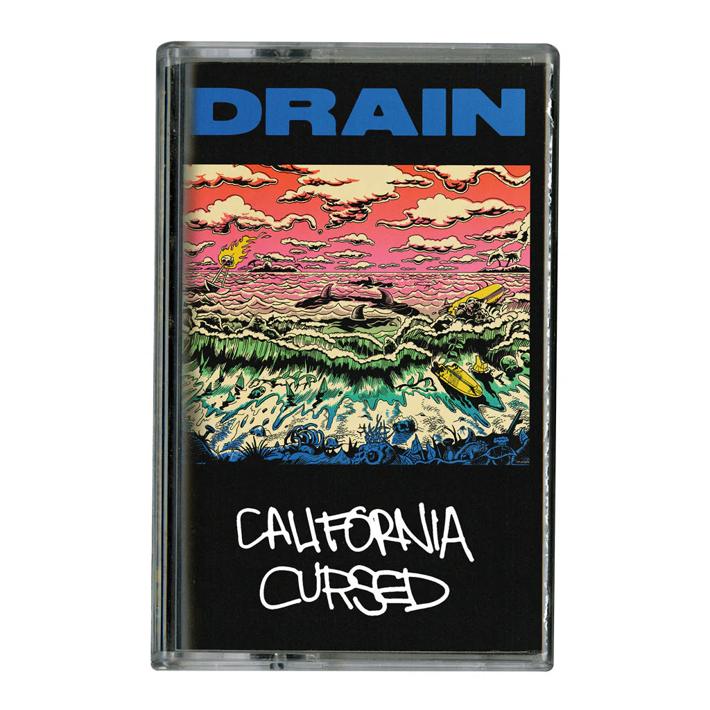 DRAIN - CALIFORNIA CURSED Cassette Tape