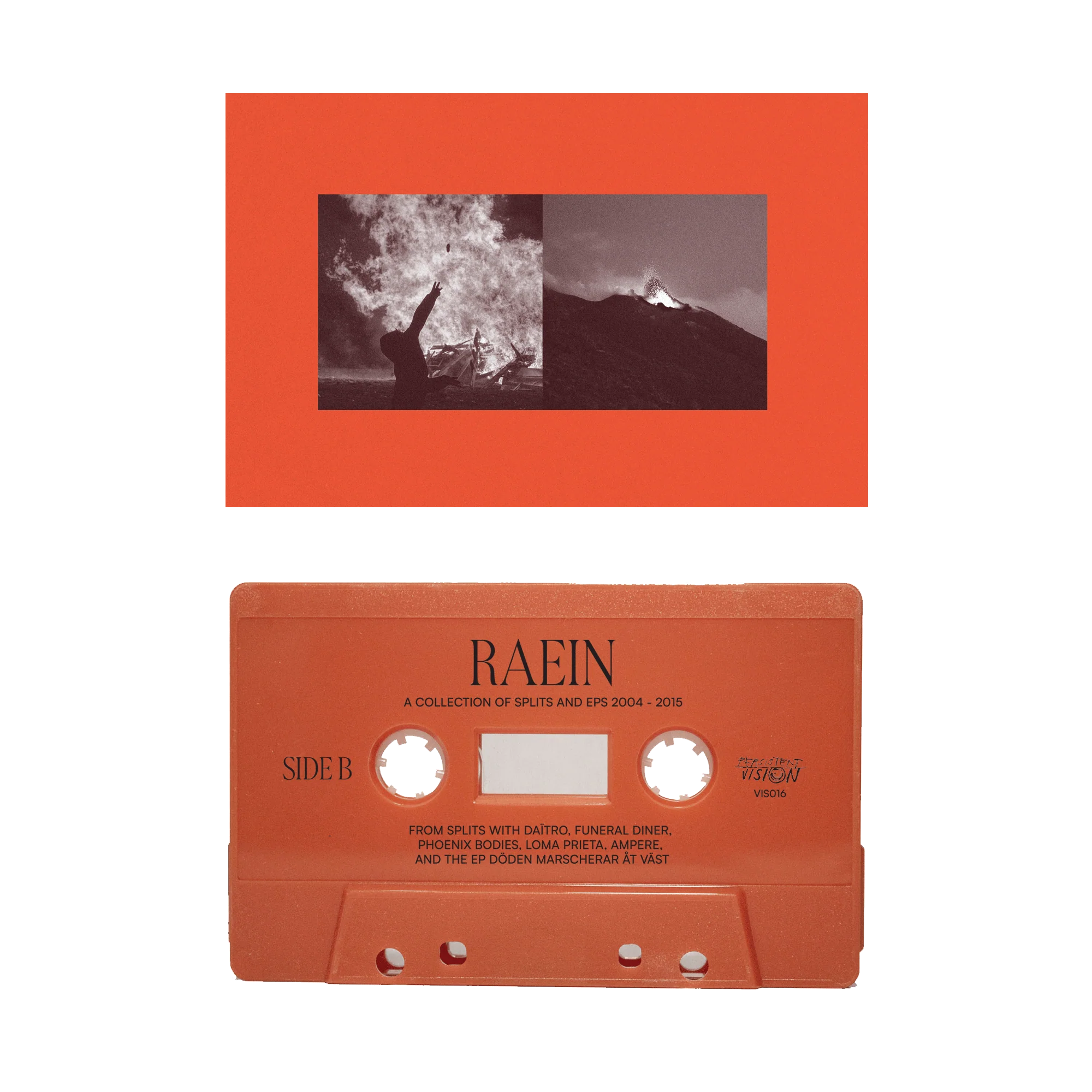 RAEIN - A COLLECTION OF SPLITS AND EPs 2004-2015 Cassette Tape