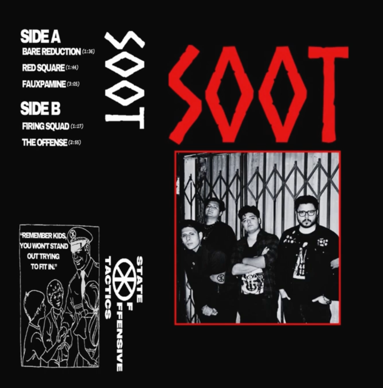 SOOT - STATE OF OFFENSIVE TATICS Cassette Tape