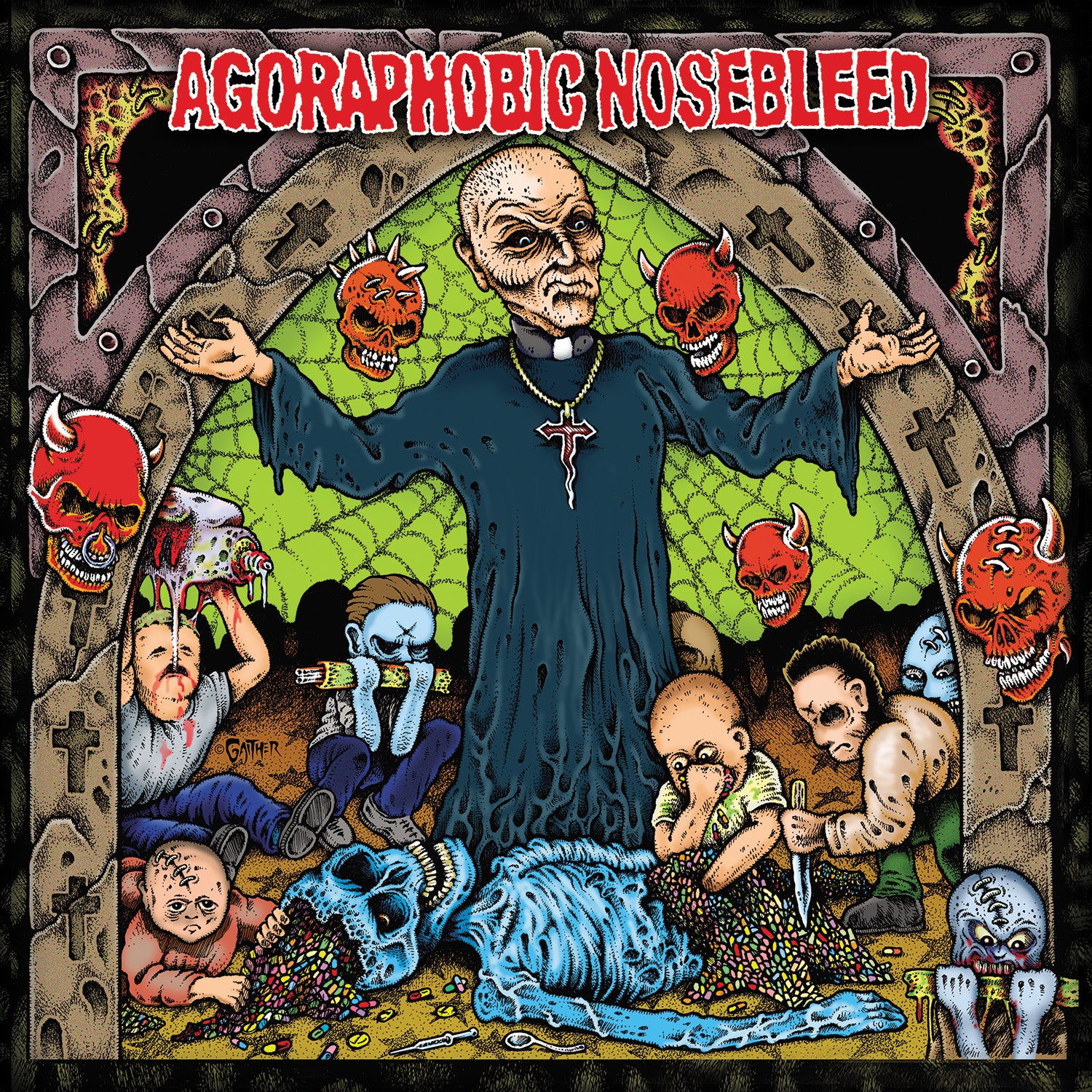 AGORAPHOBIC NOSEBLEED - ALTERED STATES OF AMERICA Vinyl LP