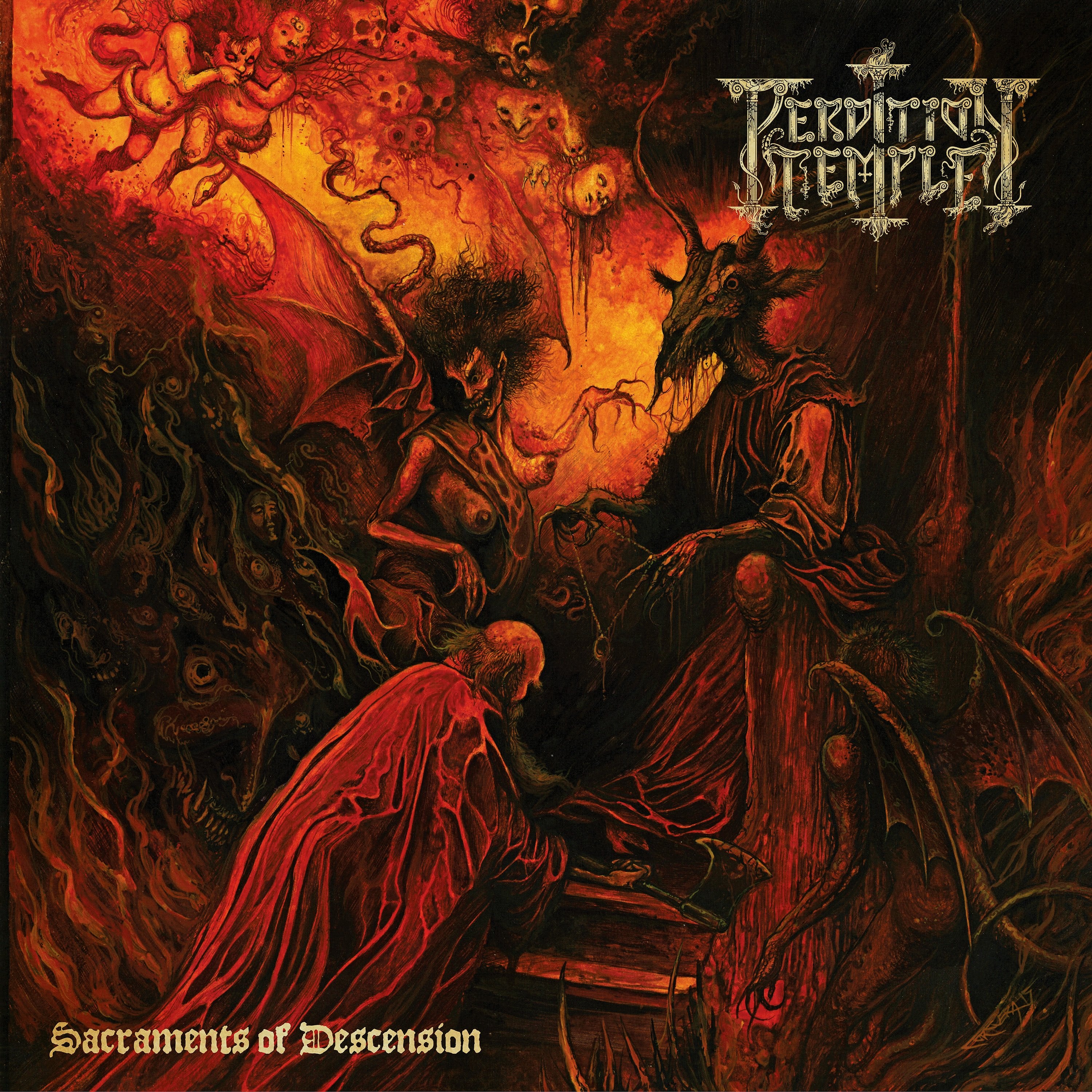 PERDITION TEMPLE - SACRAMENTS OF DESCENSION Vinyl LP