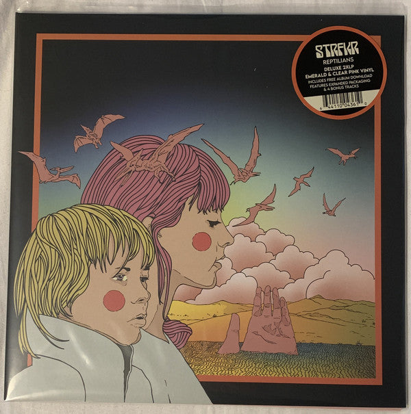 STRFKR - REPTILIANS (Deluxe Emerald & Clear Pink Vinyl) 2xLP