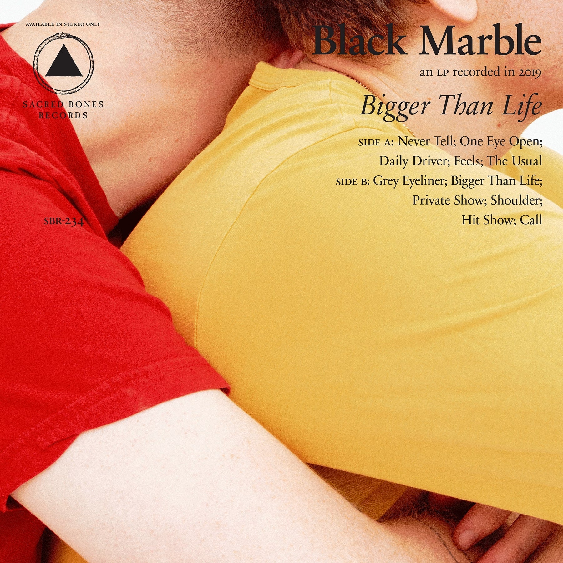 BLACK MARBLE - BIGGER THAN LIFE Vinyl LP